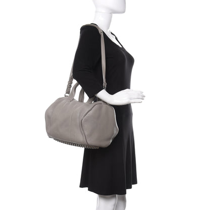 Alexander Wang Soft Pebbled Lambskin Rocco Oyster 2 of 11