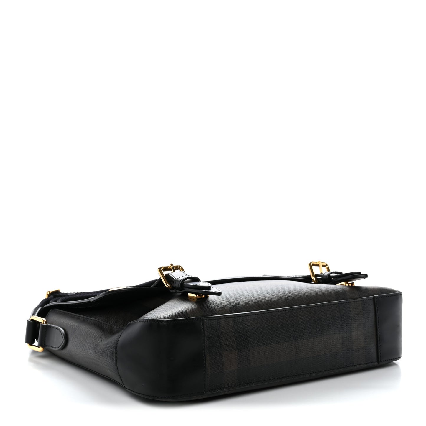 Smoked Check Medium Hendley Messenger Bag Black
