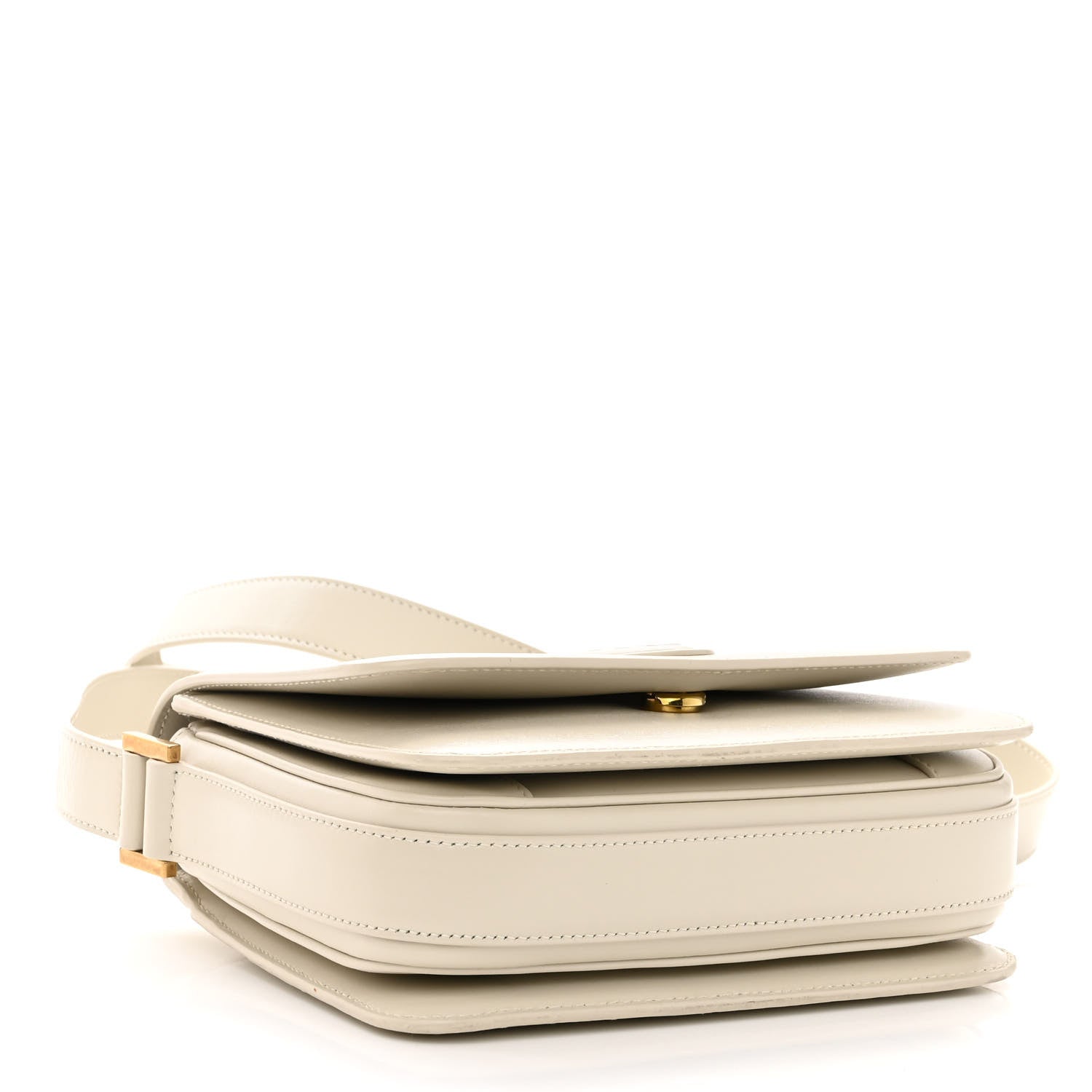 Saint Laurent Calfskin Le 61 Shoulder Bag White 4 of 9