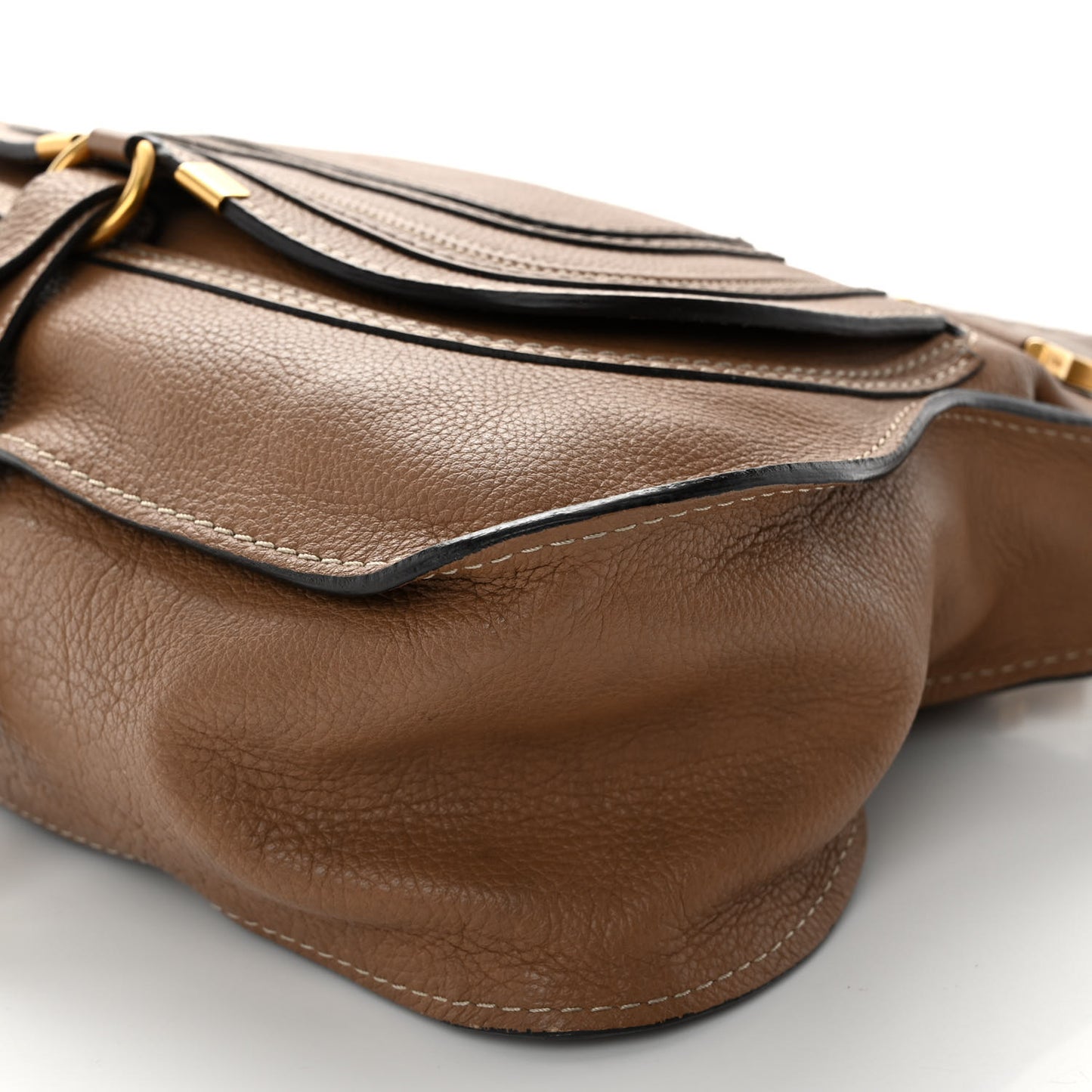 Calfskin Medium Marcie Satchel Nut