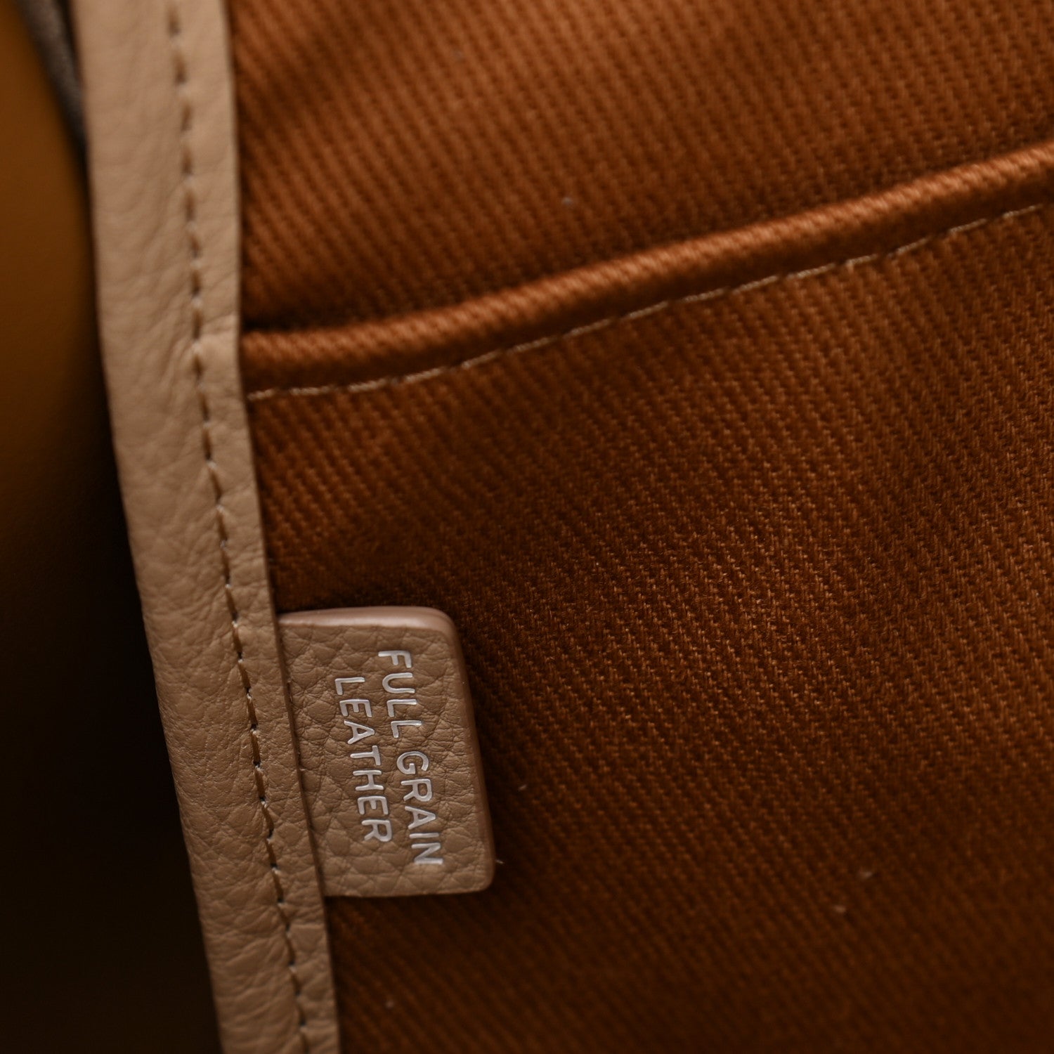 Marc Jacobs Grained Calfskin Small The Tote Bag Twine 7 of 10