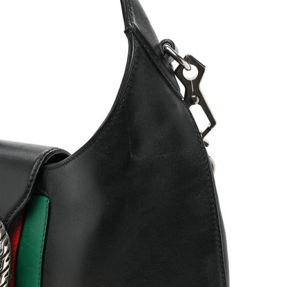 Gucci Calfskin Web Stripe Small Dionysus Hobo Black 11 of 12