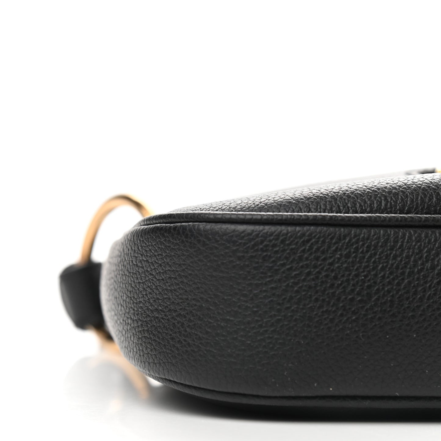 Calfskin La Medusa Small Hobo Crossbody Black