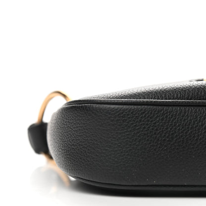 Versace Calfskin La Medusa Small Hobo Crossbody Black 7 of 8