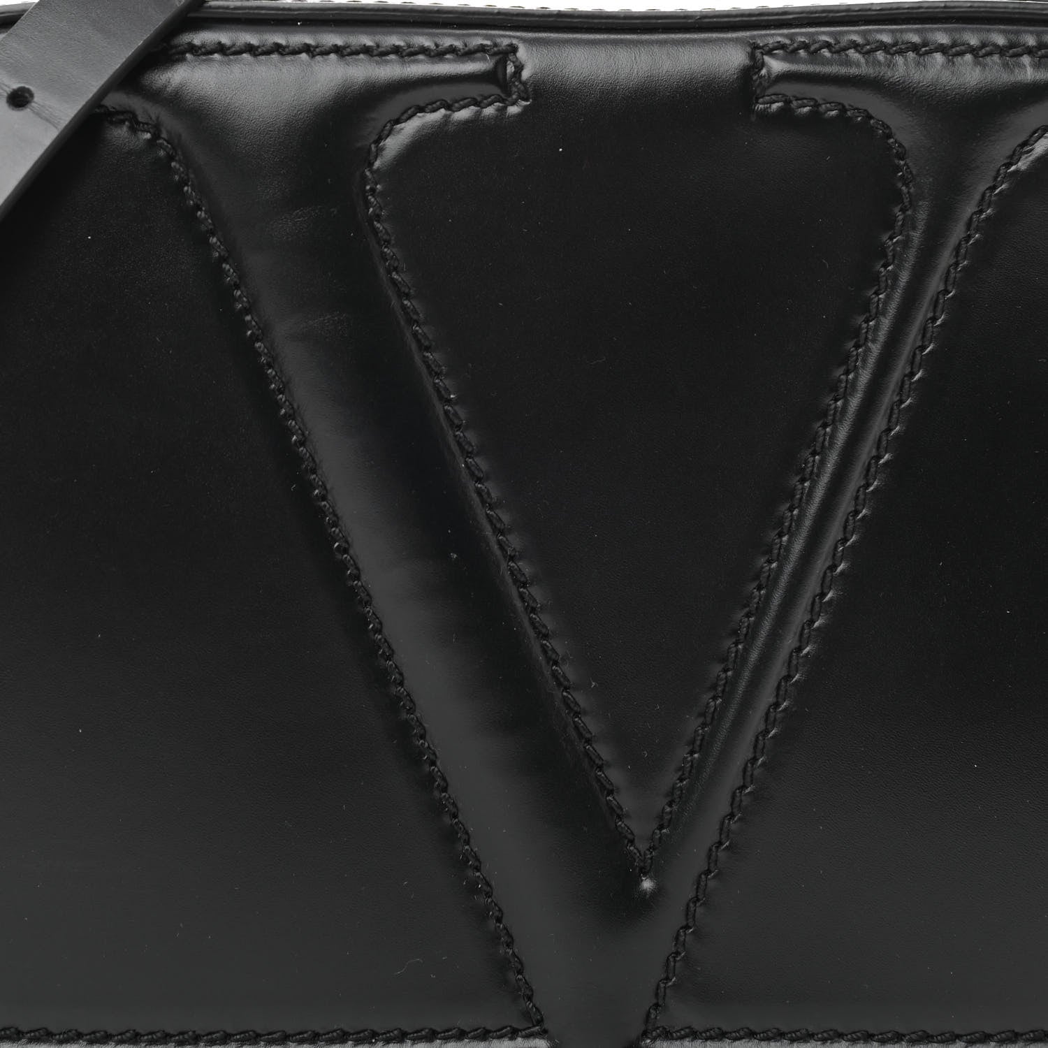 Valentino Garavani Calfskin VLogo Walk Crossbody Black 8 of 11