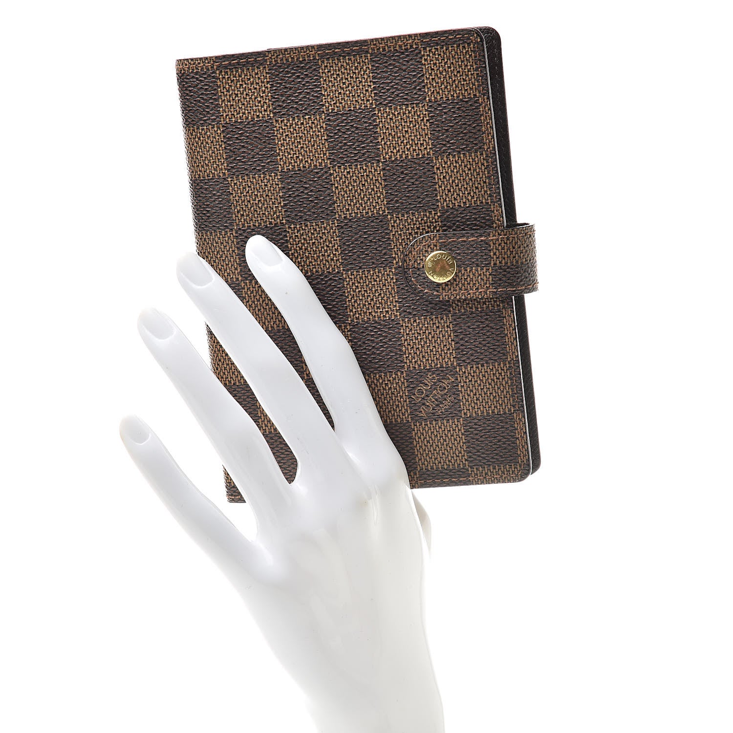 Louis Vuitton Damier Ebene Small Ring Agenda Cover 2 of 8
