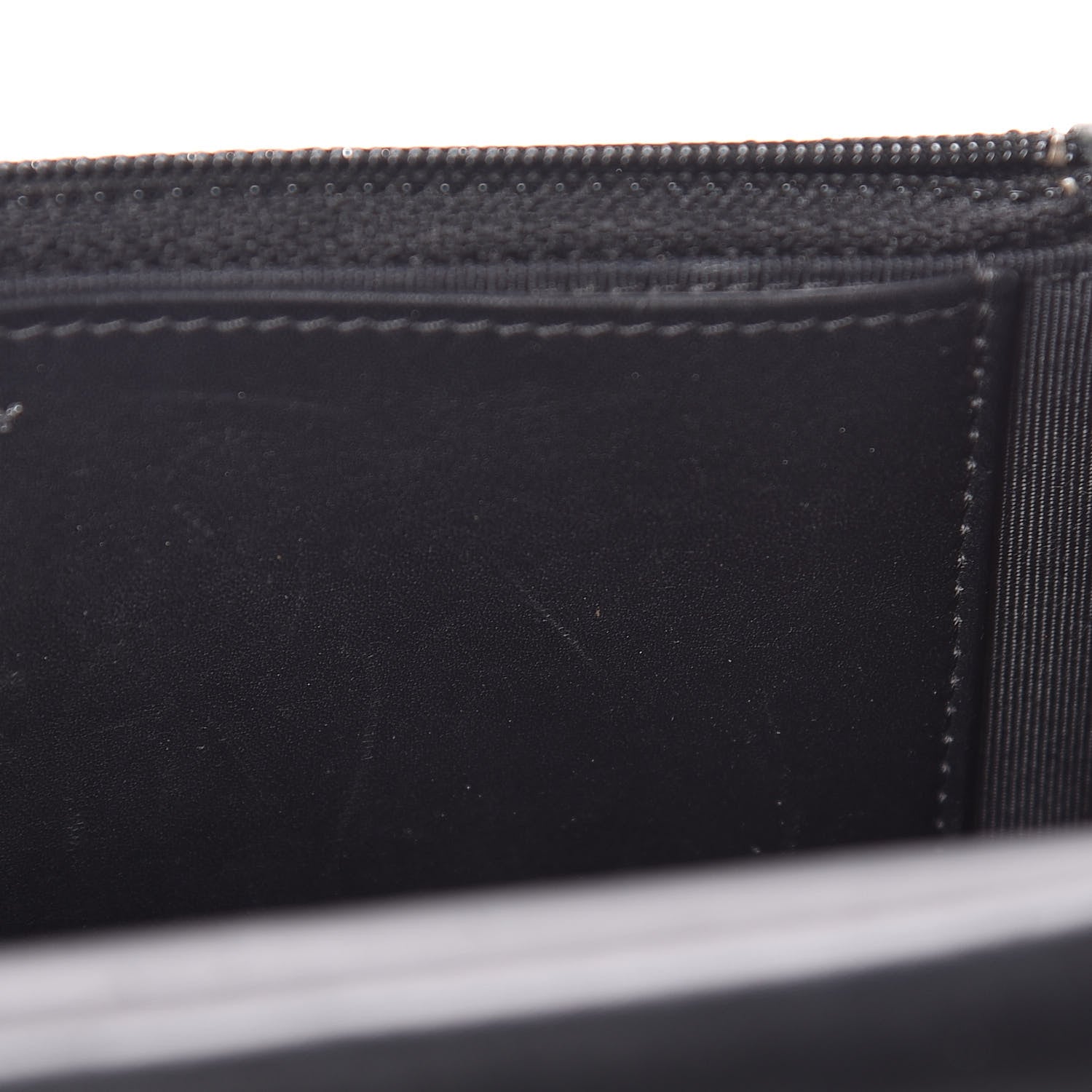 Chanel Patent Quilted Wallet On Chain WOC Black 12 of 14