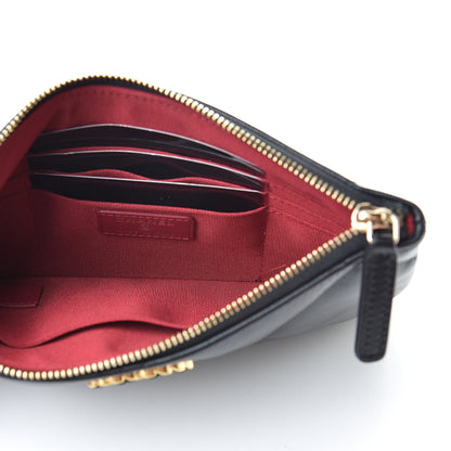 Chanel Goatskin Quilted 19 Cosmetic Case Black 5 of 8