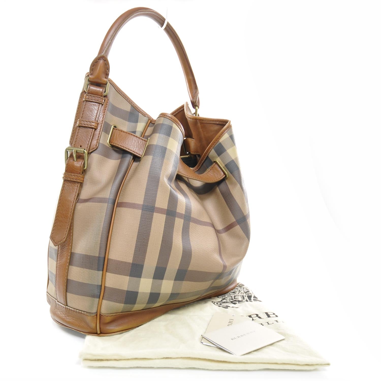 Burberry Smoked Check Hobo 3 of 8