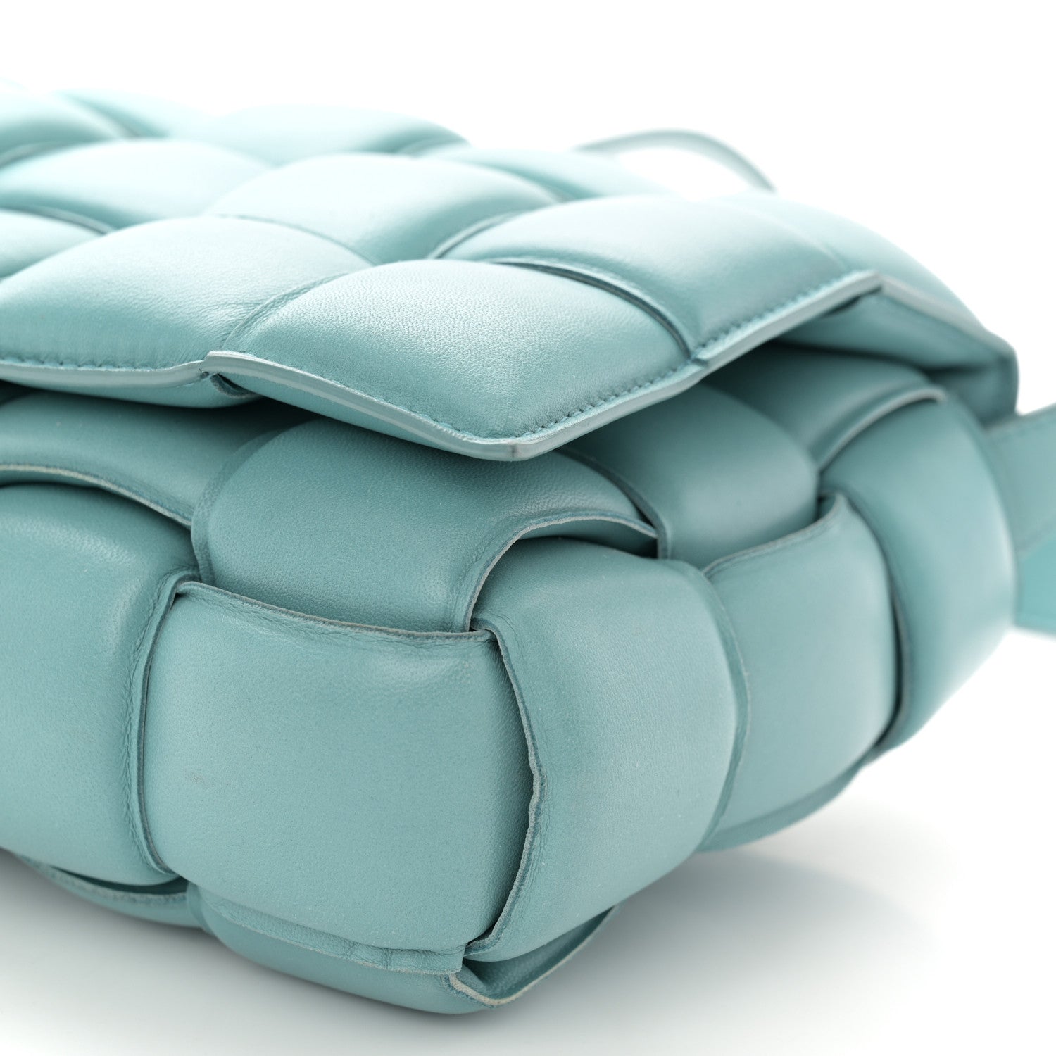 Bottega Veneta Nappa Maxi Intrecciato Padded Cassette Crossbody Bag Linoleum 10 of 13