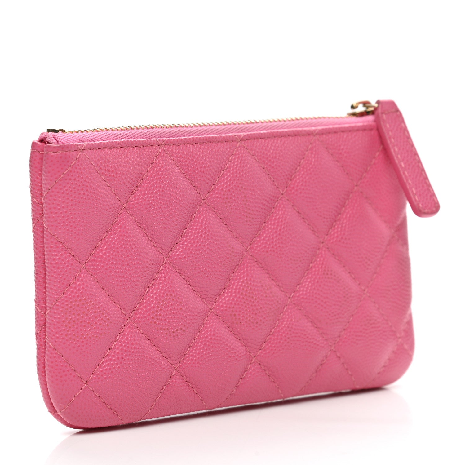 Chanel Caviar Quilted Small Cosmetic Case Pink 3 of 8