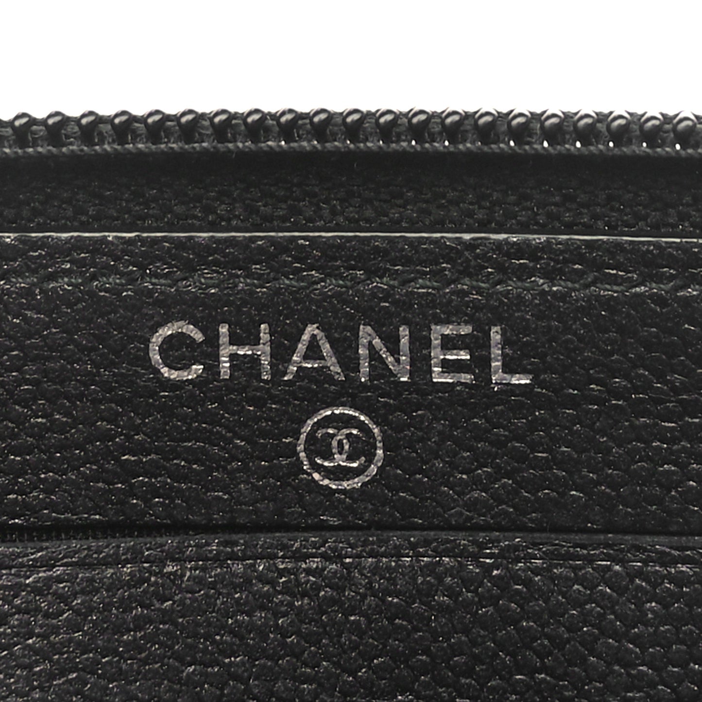 Caviar Quilted Small Boy Zip Around Wallet So Black