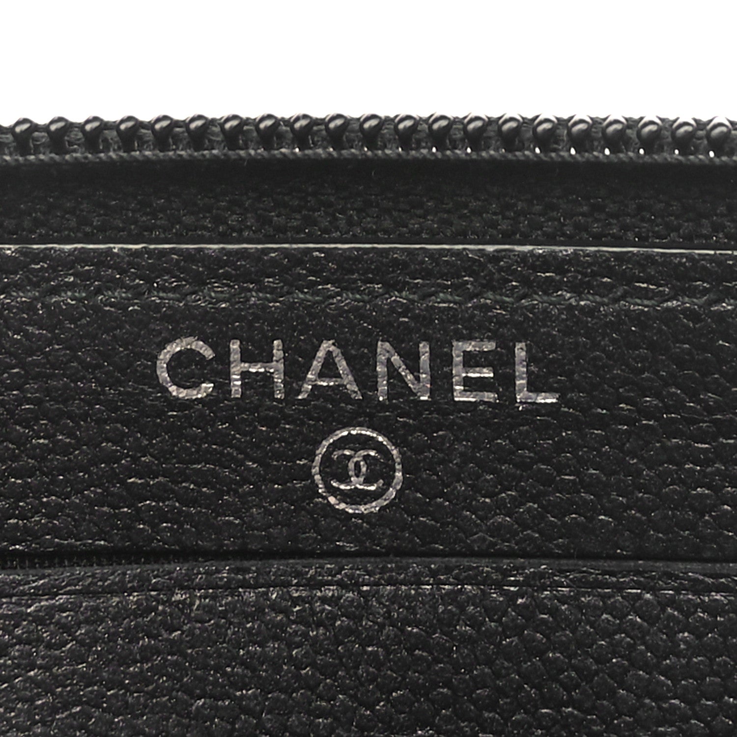 Chanel Caviar Quilted Small Boy Zip Around Wallet So Black 6 of 11