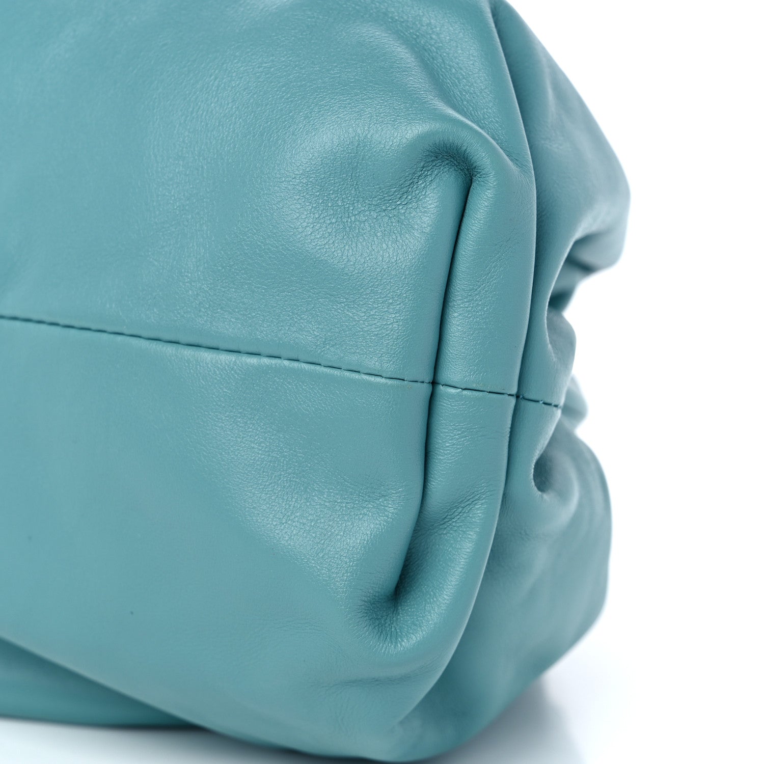 Bottega Veneta Smooth Butter Calf The Pouch Oversized Clutch Linoleum 9 of 10