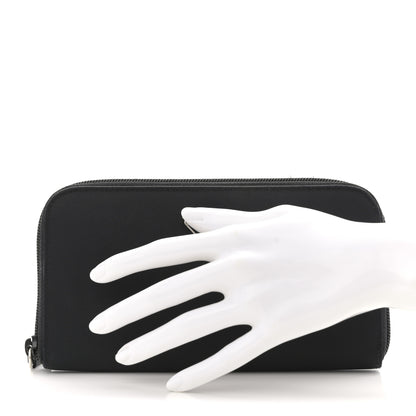 Prada Tessuto Nylon Zip Around Wallet Black 2 of 7