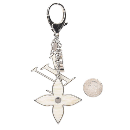 Louis Vuitton Fleur d'Epi Bag Charm Ivory 2 of 5