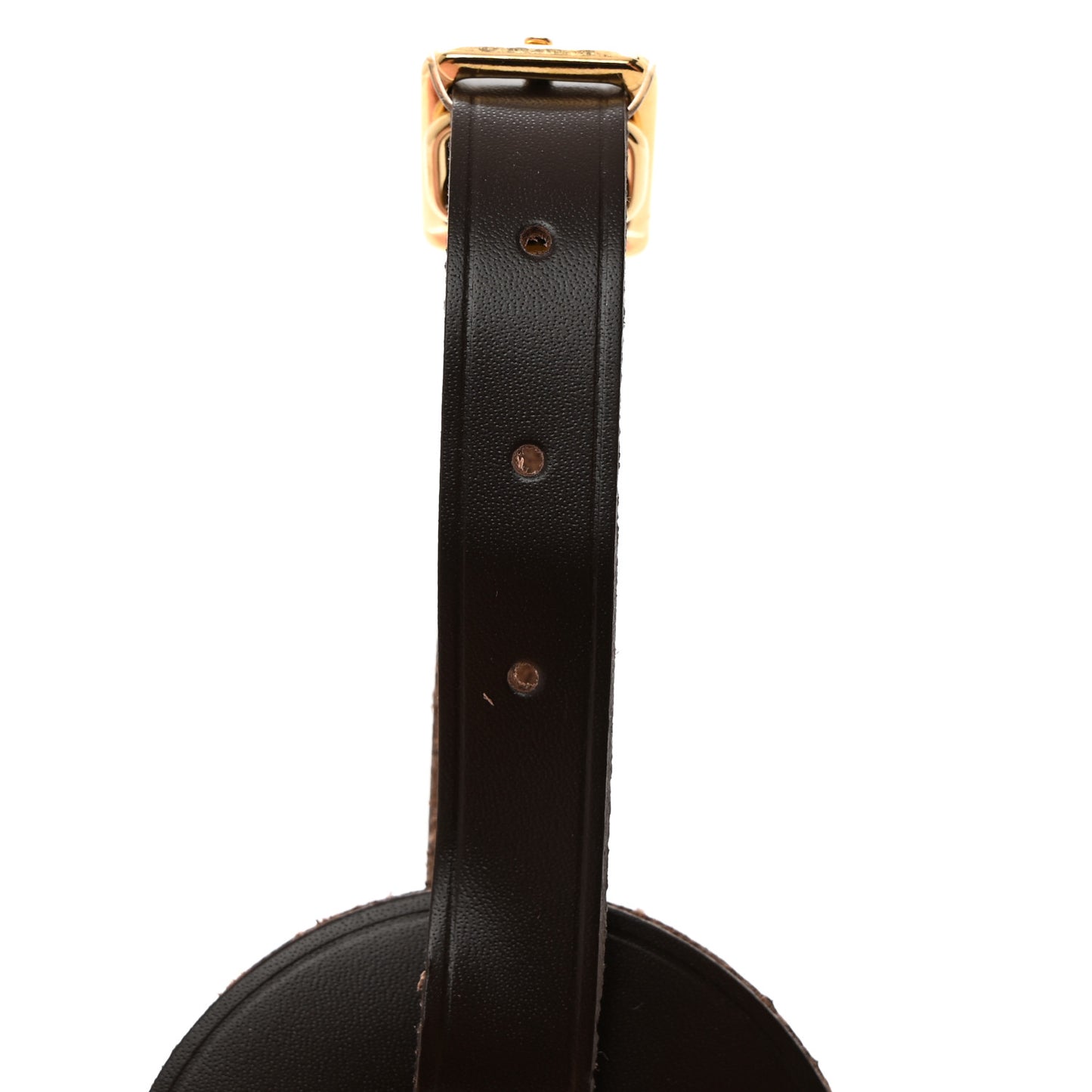 LOUIS VUITTON Calfskin Hawaii Luggage Tag Ebene