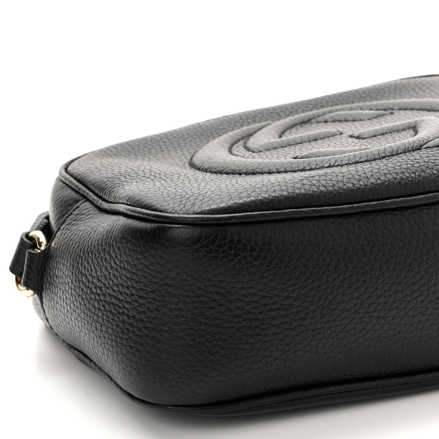 Gucci Pebbled Calfskin Small Soho Disco Bag Black 9 of 12