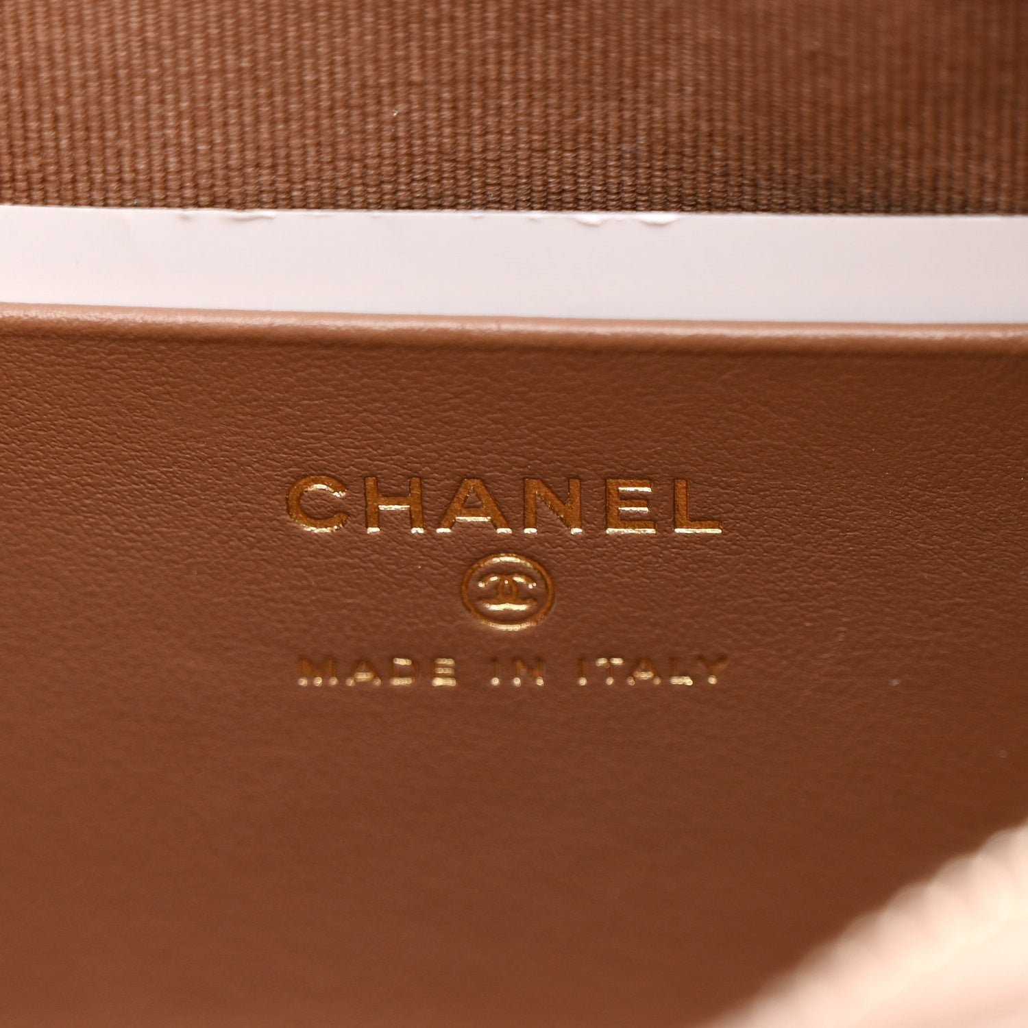 Chanel Caviar Quilted Barrel Clutch With Chain Brown 6 of 11