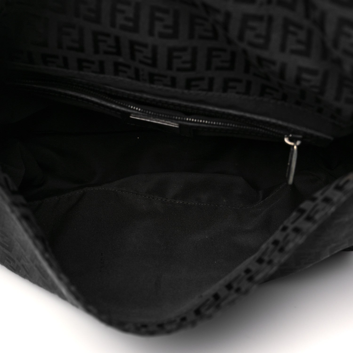 Fendi Zucchino Mama Baguette Black 5 of 9
