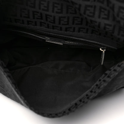 Fendi Zucchino Mama Baguette Black 5 of 9