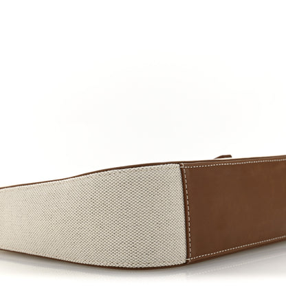 Saint Laurent Smooth Calfskin Canvas Le 5 A 7 Hobo New Senna Masoil White 9 of 12