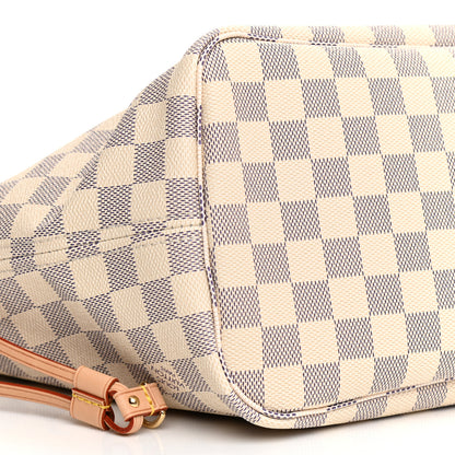 Louis Vuitton Damier Azur Neo Neverfull MM Rose Ballerine 13 of 17