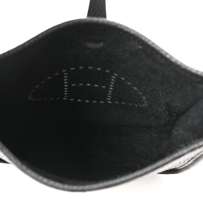 Hermes Taurillon Clemence Evelyne TPM Black 5 of 11