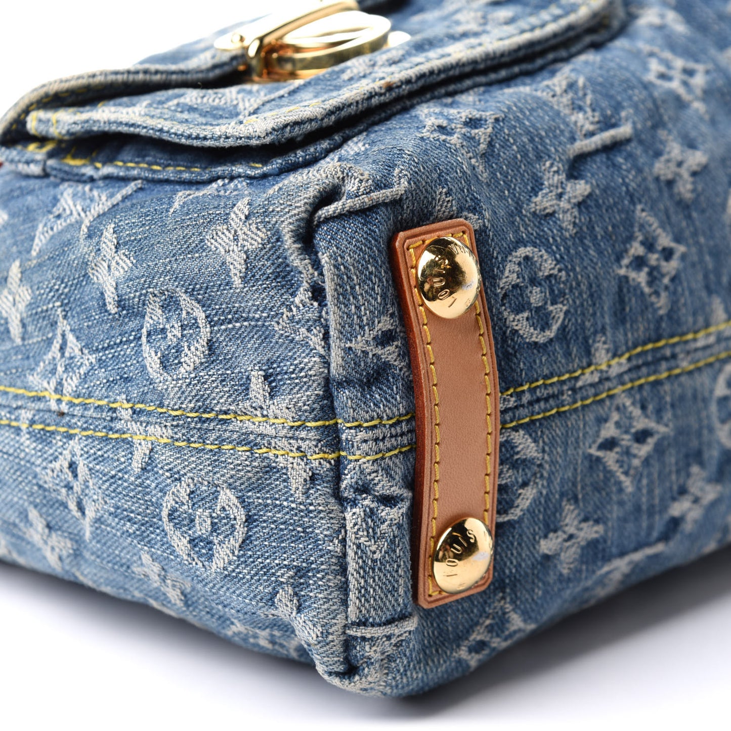 Monogram Denim Baggy PM Blue