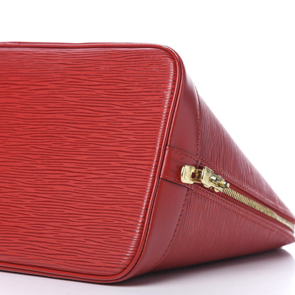 Louis Vuitton Epi Alma PM Castillan Red 7 of 9