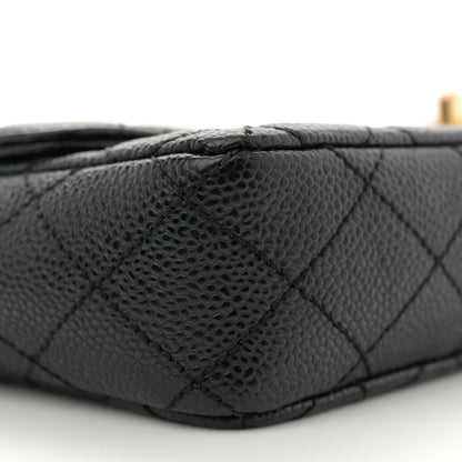 Chanel Caviar Quilted East West Flap Black 9 of 11