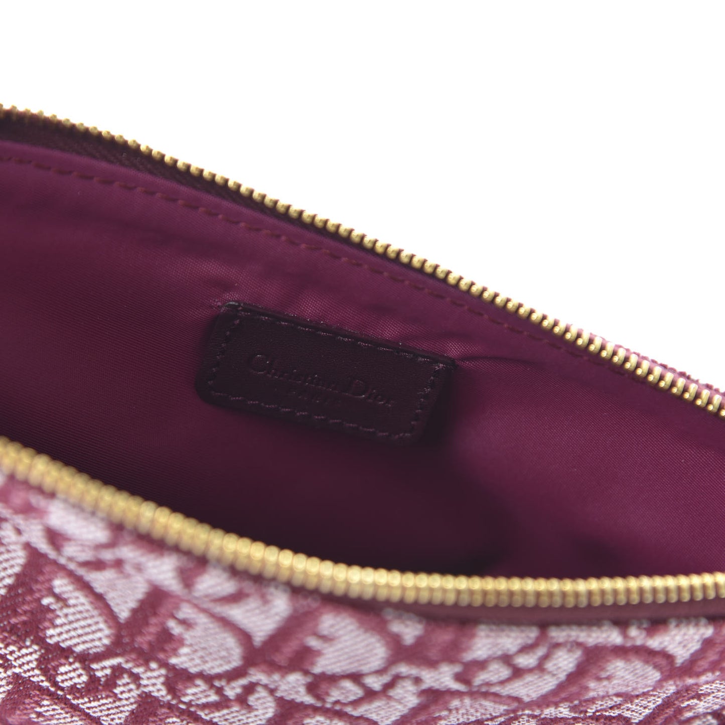 Monogram Mini Saddle Pochette Burgundy