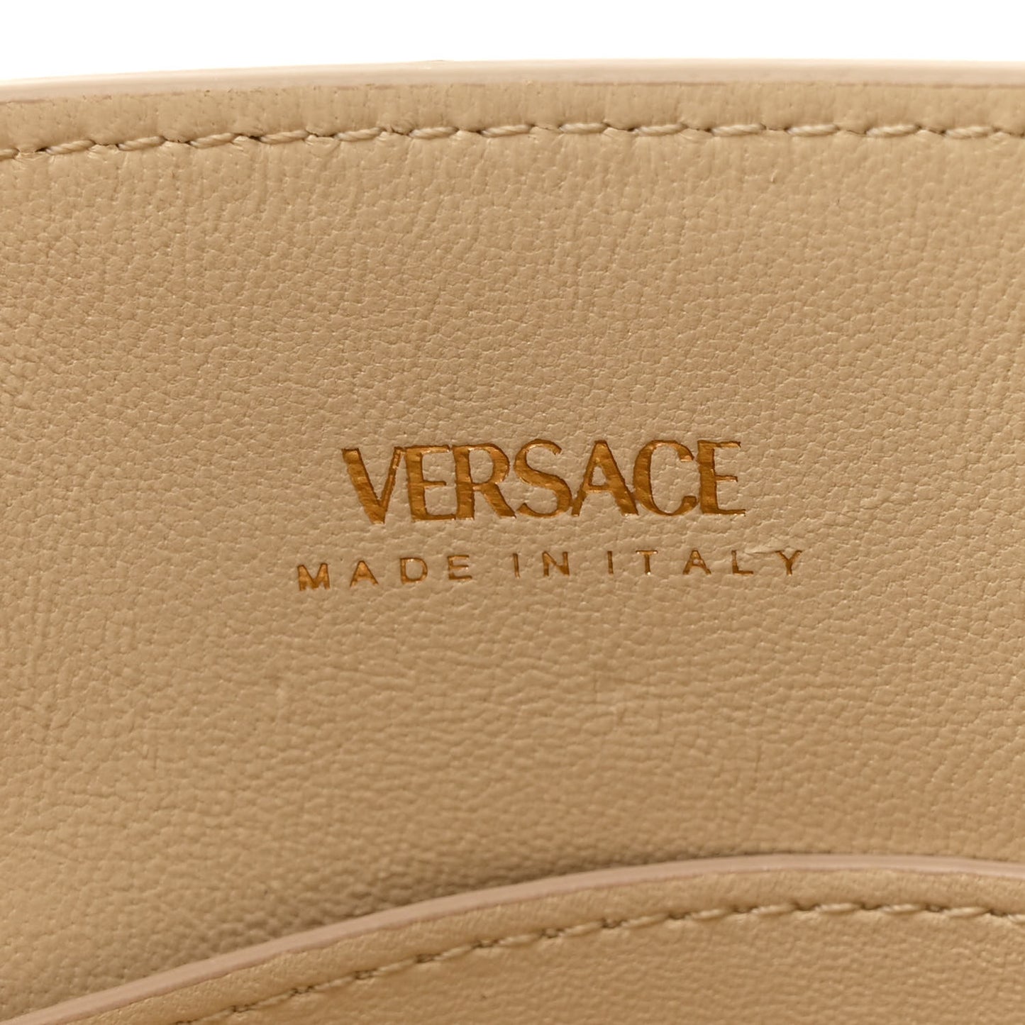 Calfskin Small Medusa '95 Tote Bag Light Beige