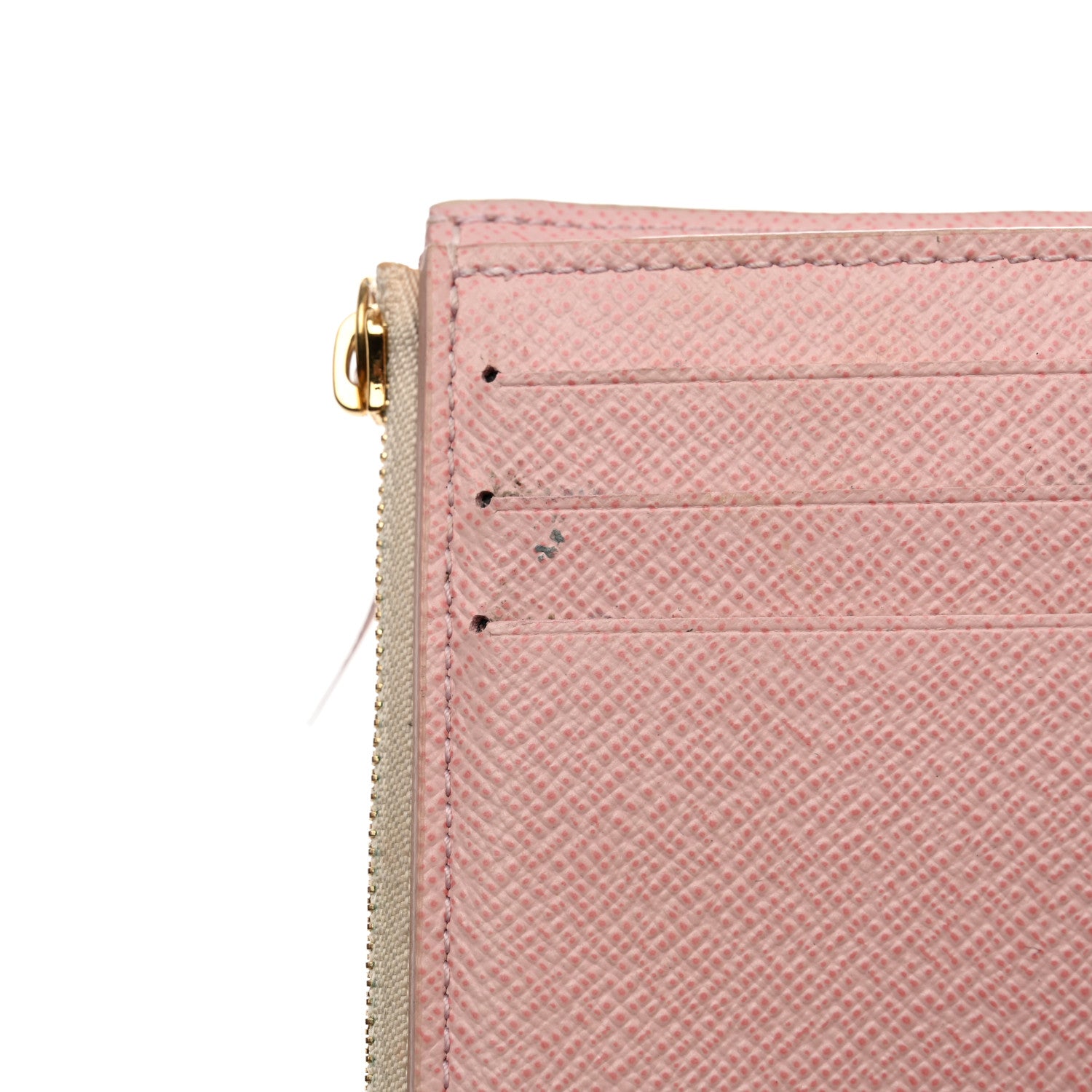 Louis Vuitton Damier Azur Victorine Wallet Rose Ballerine 10 of 15