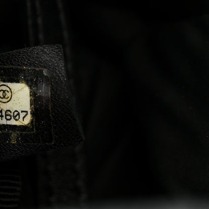 Chanel Iridescent Calfskin Quilted Chesterfield Backpack Black 8 of 11