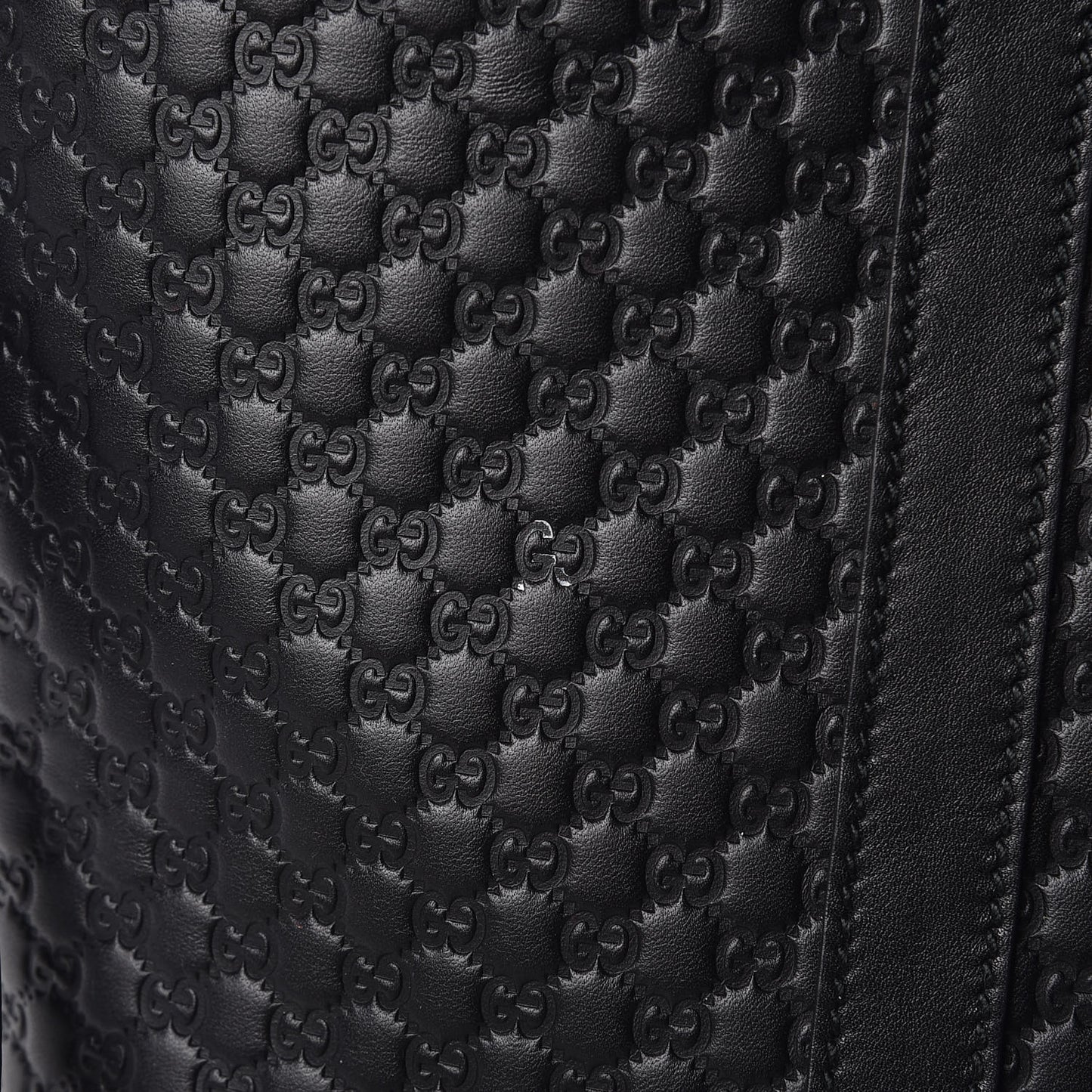 Soft Microguccissima Dome Satchel Black