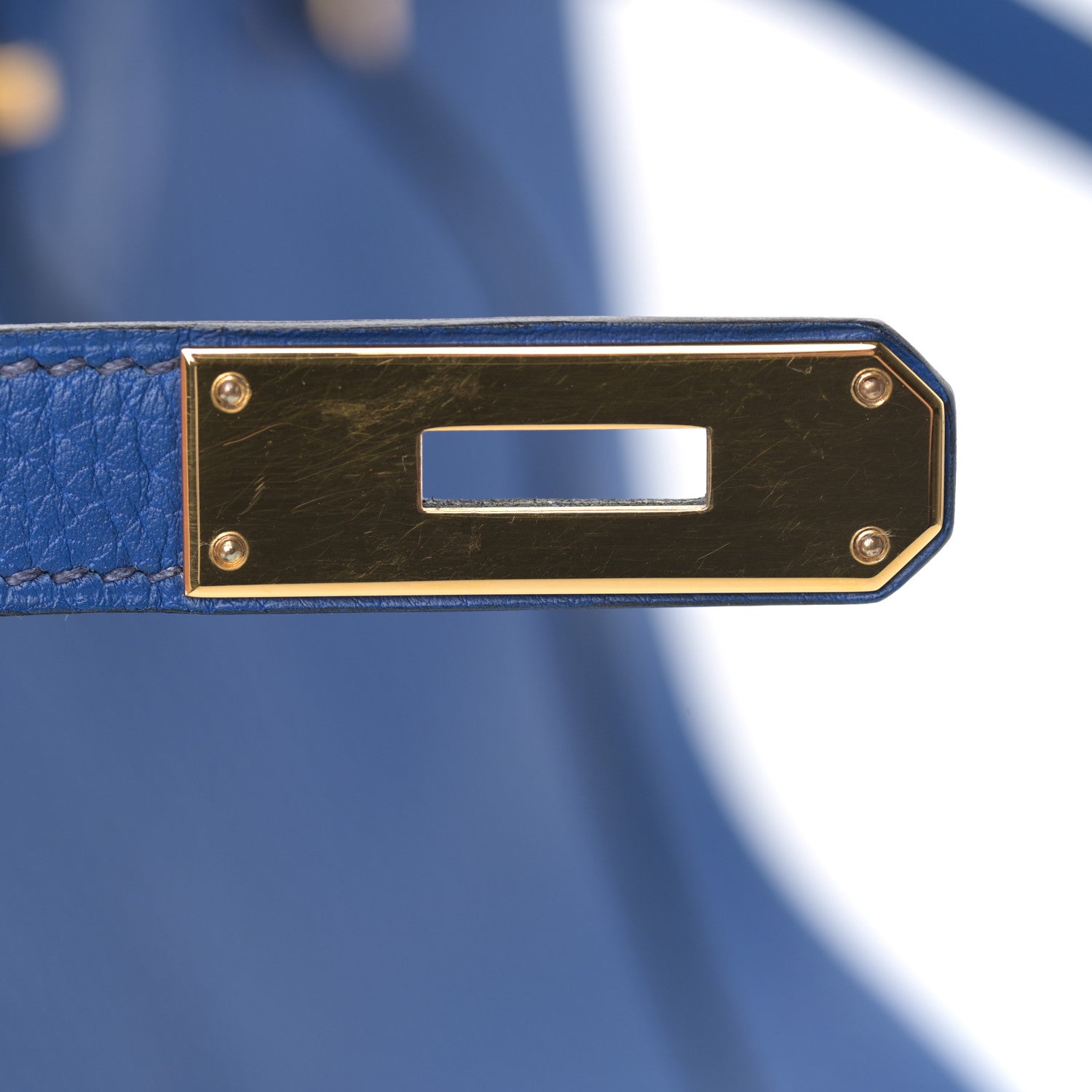 Hermes Togo Birkin 35 Bleu France 25 of 32