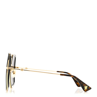 Gucci Acetate Oversize Square Frame GG0106S Sunglasses Black 3 of 7