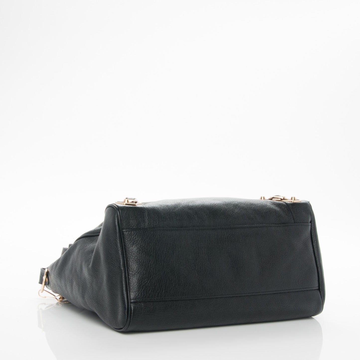 Chevre Gold Metallic Edge Hardware Velo Black