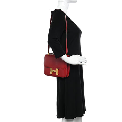 Hermes Box Constance 23 Rouge Vif 2 of 17