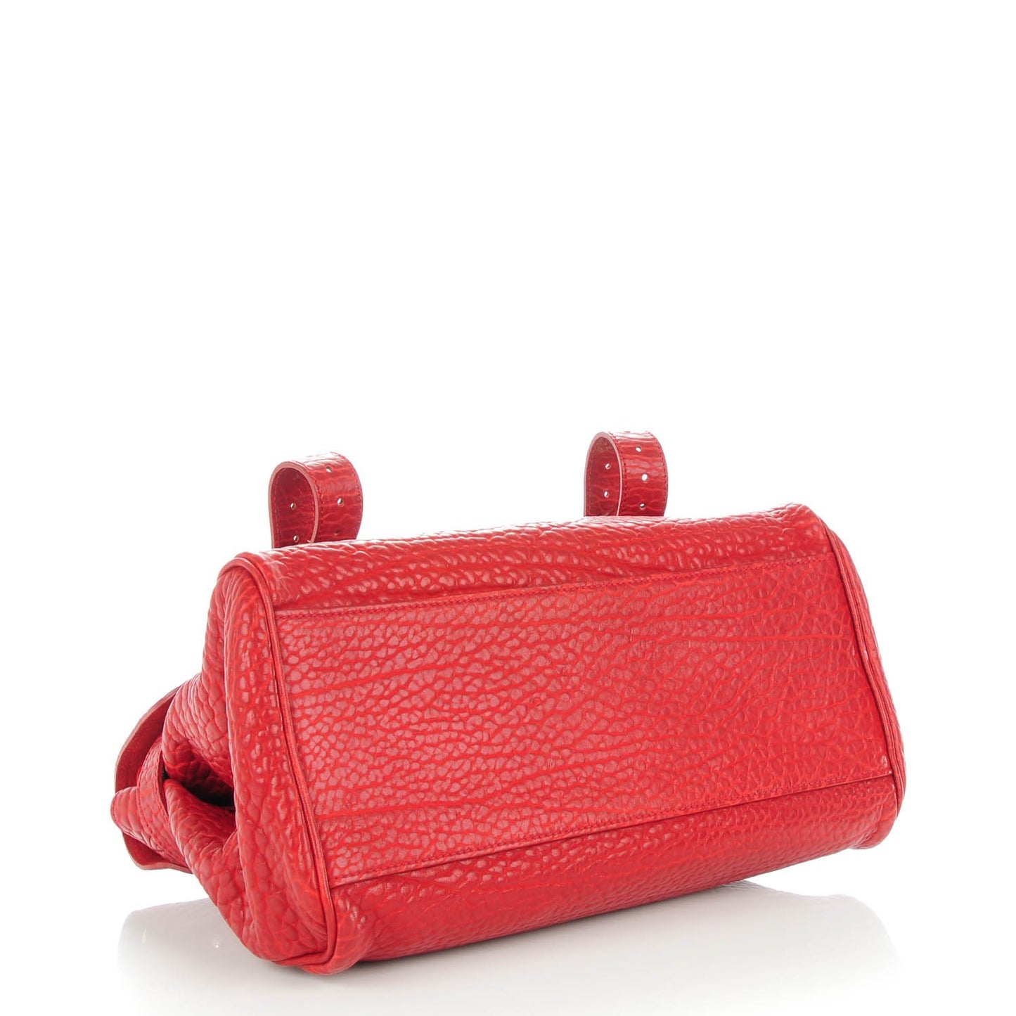 Shrunken Calfskin Medium Alexa Poppy Red
