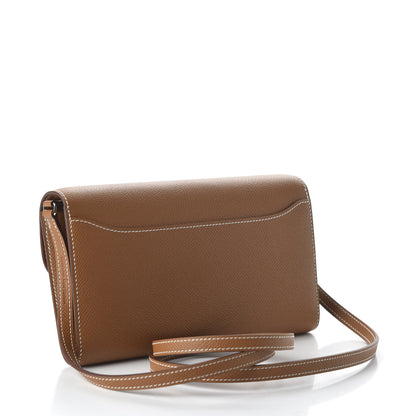 Hermes Epsom Constance Long Wallet To Go Gold 3 of 10