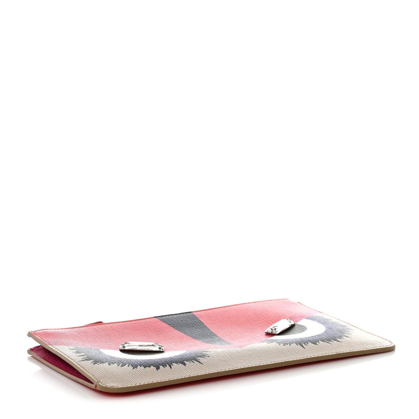 Vitello Elite Crystal Eye Monster Zip Pouch Bellini Multicolor