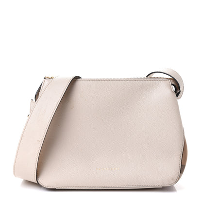 Burberry Soft Grain Calfskin House Check Small Helmsley Crossbody Limestone 1 of 5