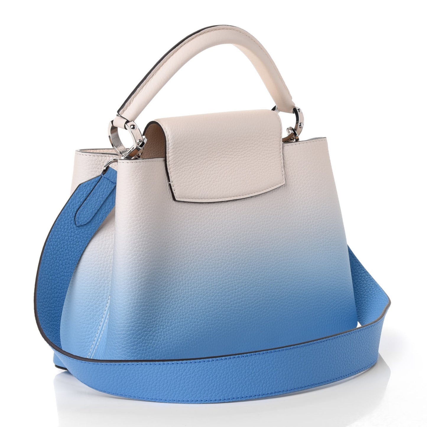 Taurillon Capucines MM Gradient Blue