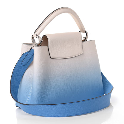 Louis Vuitton Taurillon Capucines MM Gradient Blue 2 of 4