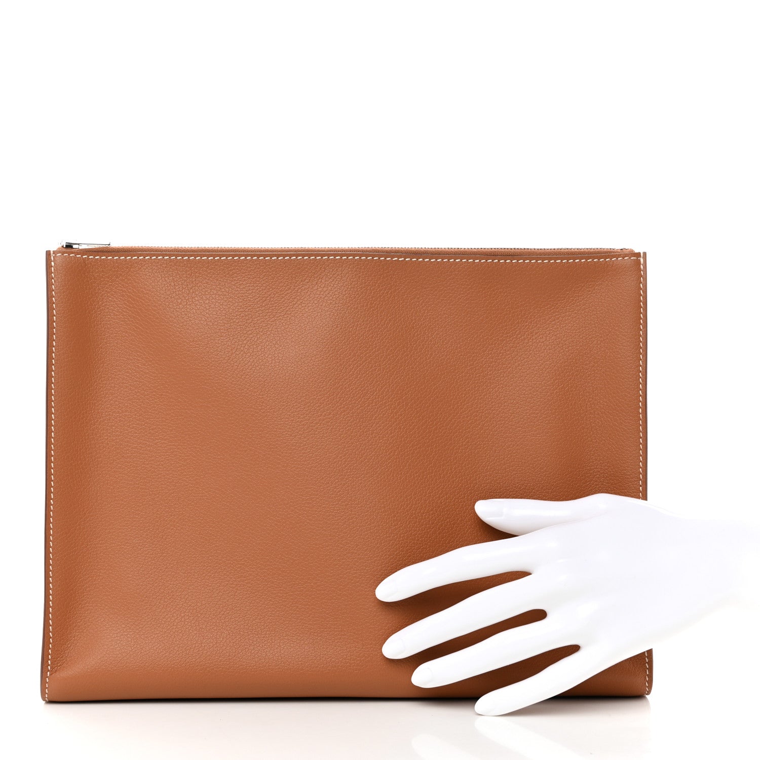 Hermes Evercolor Zipengo GM Toiletry Pouch Gold 2 of 8