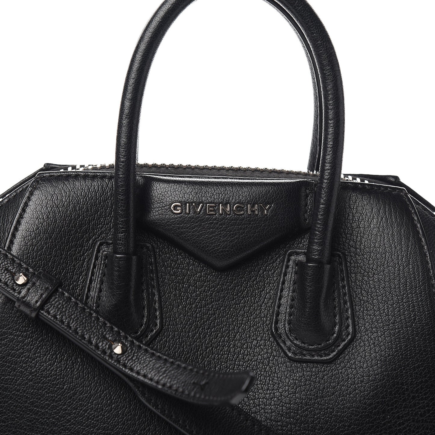 Sugar Goatskin Mini Antigona Black