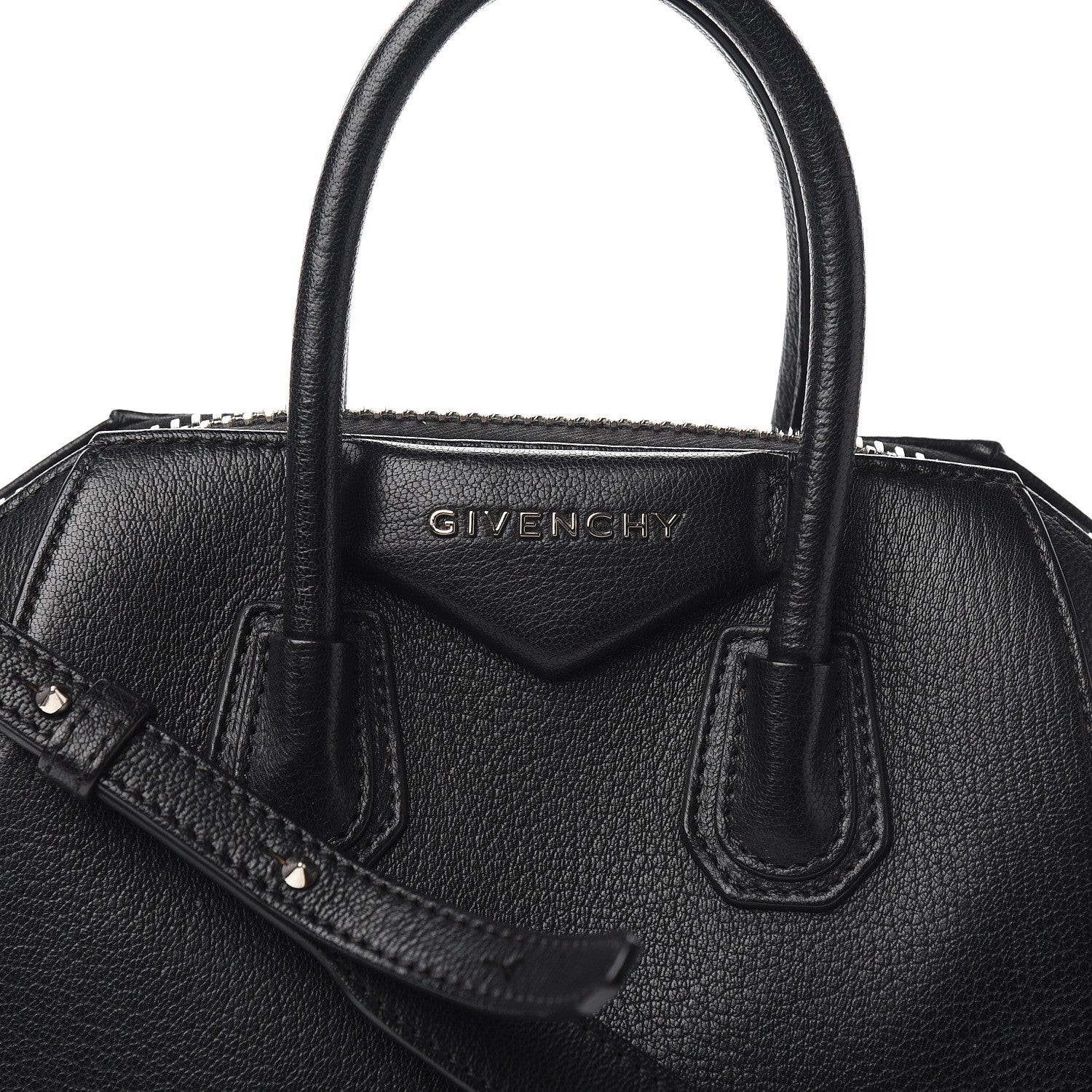 Givenchy Sugar Goatskin Mini Antigona Black 9 of 9