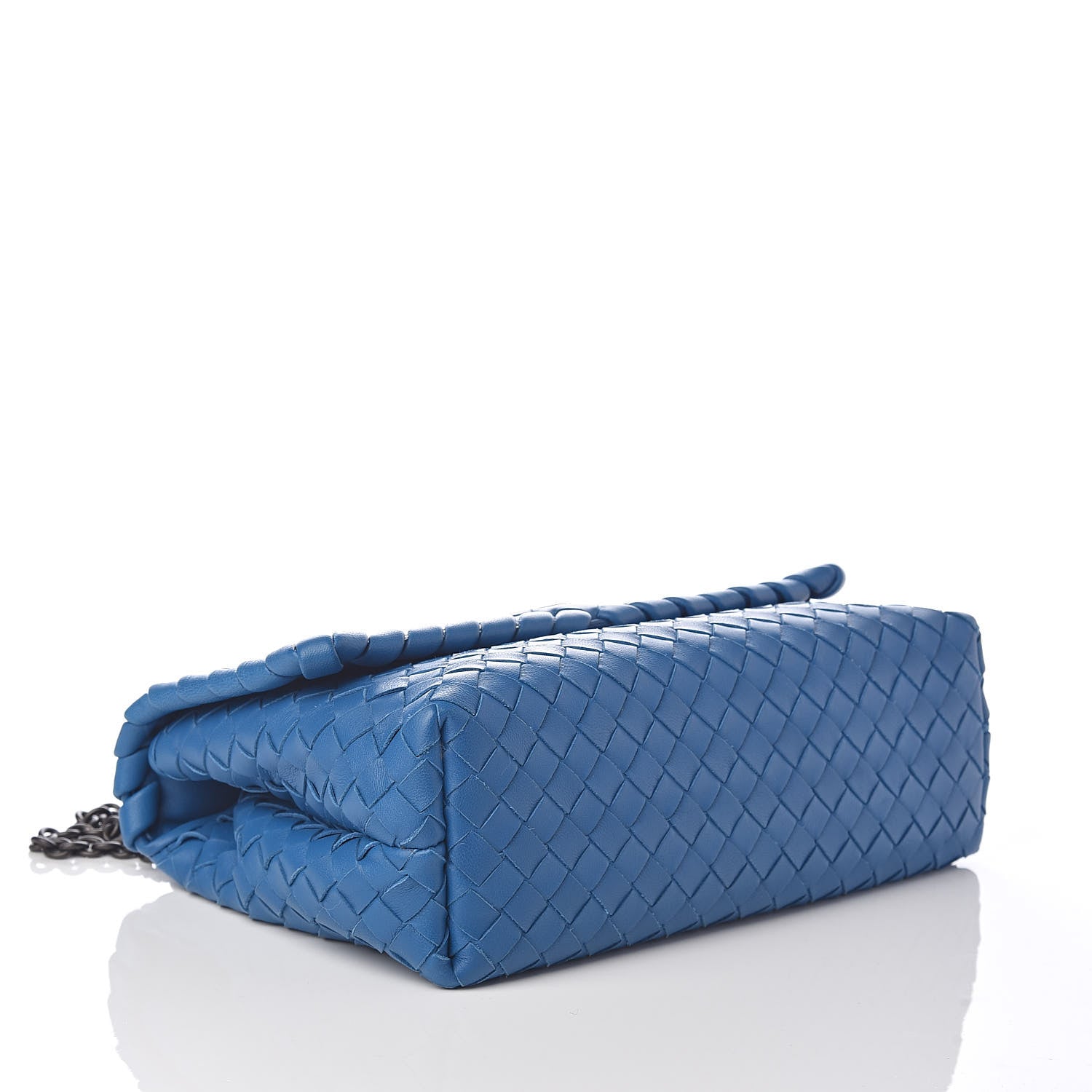 Bottega Veneta Nappa Intrecciato Baby Olimpia Shoulder Bag Bleuette 4 of 9